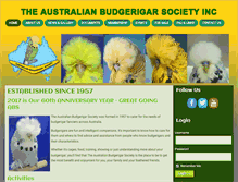 Tablet Screenshot of absbudgieclub.org.au